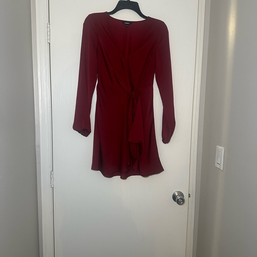 Express Vibrant Red Dress